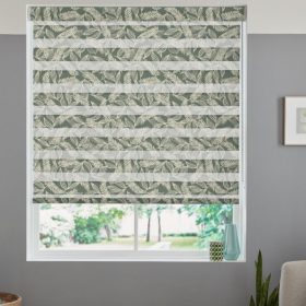 Blux Tag- und Nachtrollos 115, 5× 130 cm - Tropengrün