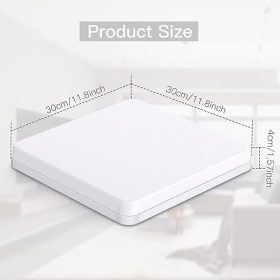 Quadratische ultradünne Deckenleuchte Kambo 48W 4500K