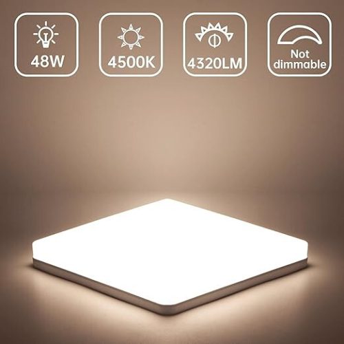 Quadratische ultradünne Deckenleuchte Kambo 48W 4500K