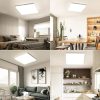 Kambo quadratische LED-Deckenleuchte 30x30cm (3000K)
