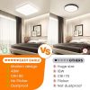 Kambo quadratische LED-Deckenleuchte 30x30cm (3000K)