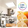 Kambo quadratische LED-Deckenleuchte 30x30cm (3000K)