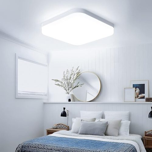 Kambo quadratische LED-Deckenleuchte 23x23cm (6500K)