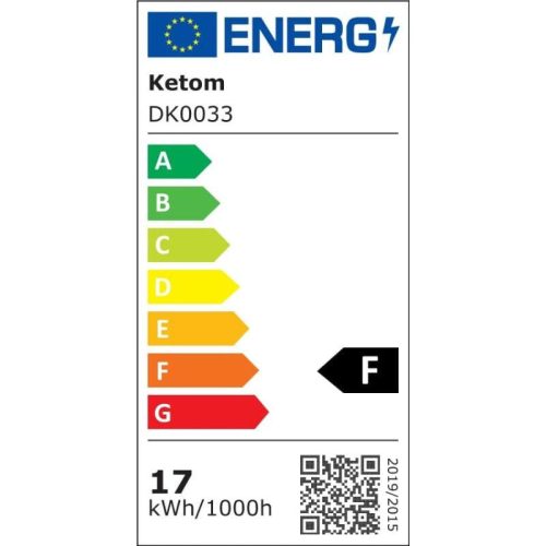 Ketom LED-Wandleuchte, drehbar, 4000 K, 17 W, Schwarz