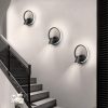 Ketom LED-Wandleuchte, drehbar, 4000 K, 17 W, Schwarz
