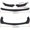 Frontstoßstangenspoiler-Splitter (Schwarz)
