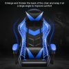 Insma Schwarz-Blauer ergonomischer Gamer-Stuhl