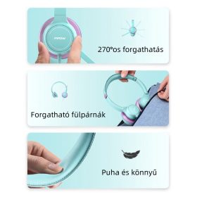 Mpow Kinder-Headset (Grün-Lila)