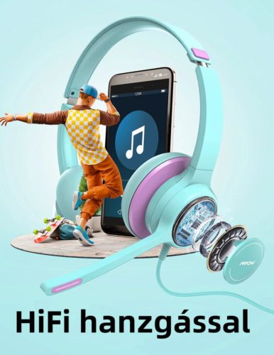 Mpow Kinder-Headset (Grün-Lila)