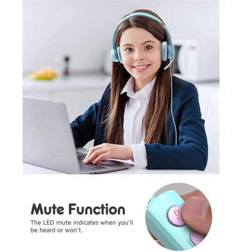 Mpow Kinder-Headset (Grün-Lila)
