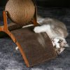Katzenkratzbaum mit befestigtem Spielball – Robuste Kratzfläche für kleine und mittelgroße Katzen
