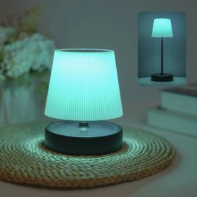   BGPRIDER Teleskop-LED-Schreibtischlampe mit Farbwechsel und Touch-Steuerung, 3000-mAh-Akku