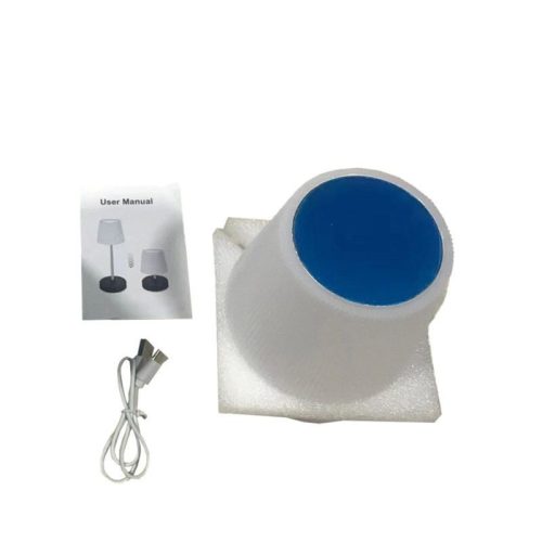 BGPRIDER Teleskop-LED-Schreibtischlampe mit Farbwechsel und Touch-Steuerung, 3000-mAh-Akku