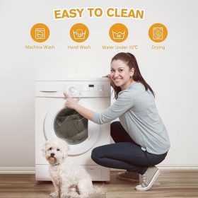Pecute Hundebett und Katzenbett Rechteckig L-förmig