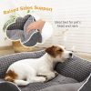 Pecute Hundebett und Katzenbett Rechteckig L-förmig