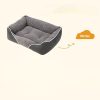 Pecute Hundebett und Katzenbett Rechteckig L-förmig
