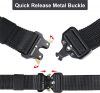 FEIKCOR Taktischer Gürtel für Herren 124 cm (schwarz)