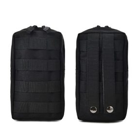   Taktische Erste-Hilfe-Tasche, Nylon, Military S+L Pouch, schwarz