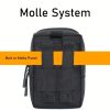 Taktische Erste-Hilfe-Tasche, Nylon, Military S+L Pouch, schwarz