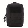 Taktische Erste-Hilfe-Tasche, Nylon, Military S+L Pouch, schwarz