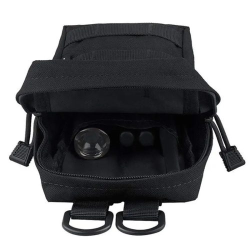 Taktische Erste-Hilfe-Tasche, Nylon, Military S+L Pouch, schwarz