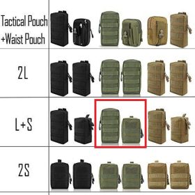 Molle Taktische Militärtasche S+L (Khaki)