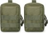 Taktische Tasche 2 Stück (grün)