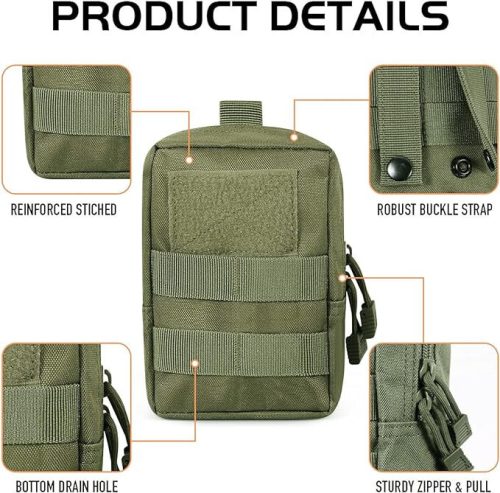 Taktische Tasche 2 Stück (grün)