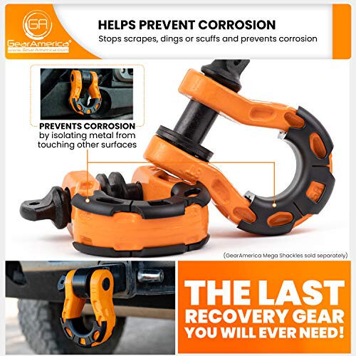 GEAR AMERICA Mega Shackle® Isolatoren (2 Stück)