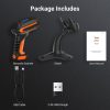 Tera 8100 Kabelloser 1D/2D/QR-Code-Leser mit Ständer (Orange)
