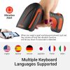 Tera 8100 Kabelloser 1D/2D/QR-Code-Leser mit Ständer (Orange)