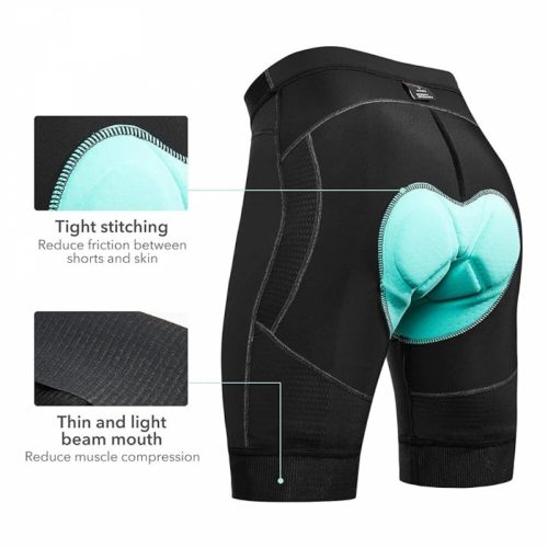 JIKKO 4D Herren Radhose mit gepolstertem Rücken M
