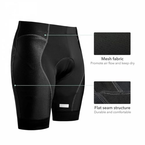 JIKKO 4D Herren Radhose mit gepolstertem Rücken M