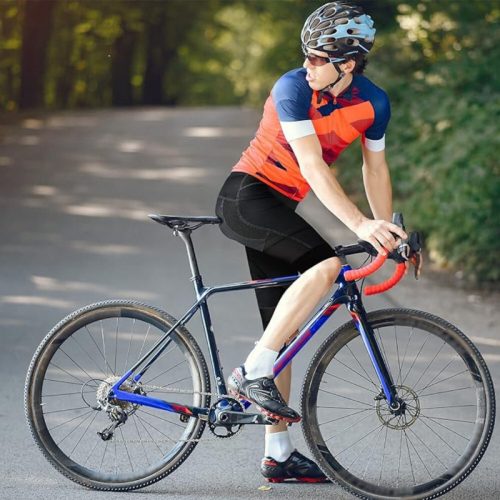 JIKKO 4D Herren Radhose mit gepolstertem Rücken M