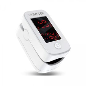   MOMMED Finger-Pulsoximeter mit LED-Anzeige – Kompaktes Sauerstoff- und Pulsmessgerät