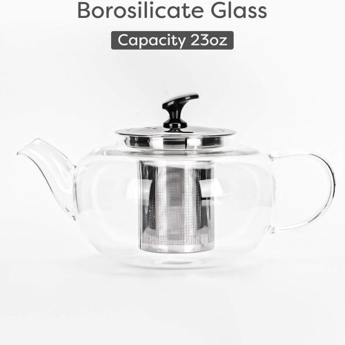 Inavis Glasteekanne 680 ml (flach)