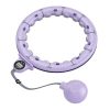BLux Shaper Fitness Hula Hoop – mit Schwerkraftball (verstellbar 65–110 cm, violett)