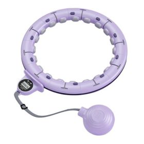   BLux Shaper Fitness Hula Hoop – mit Schwerkraftball (verstellbar 65–110 cm, violett)