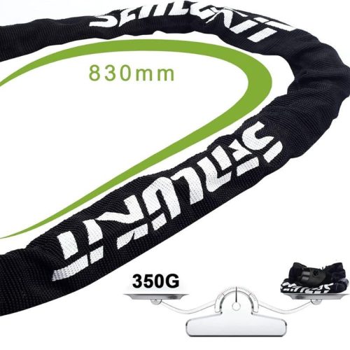 SenluKit Fahrradschloss, Level 5 Diebstahlsicherung mit Schlüssel - Schwarz