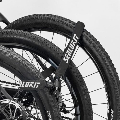 SenluKit Fahrradschloss, Level 5 Diebstahlsicherung mit Schlüssel - Schwarz
