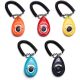 LZGOPE Hunde-Clicker-Set mit Handschlaufe, 5-teilig, Orange, Zitrone, Rot, Blau, Schwarz