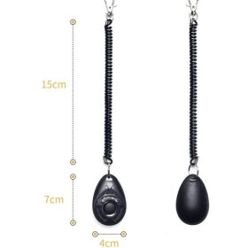   LZGOPE Hunde-Clicker-Set mit Handschlaufe, 5-teilig, Orange, Zitrone, Rot, Blau, Schwarz