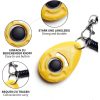 LZGOPE Hunde-Clicker-Set mit Handschlaufe, 5-teilig, Orange, Zitrone, Rot, Blau, Schwarz