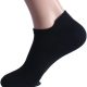 LZGOPE 6 Paar Sportsocken für Damen und Herren, Größe 41-46 (L) - Schwarz