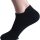LZGOPE 6 Paar Sportsocken für Damen und Herren, Größe 36-41 (M) - Schwarz