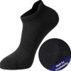 LZGOPE 6 Paar Sportsocken für Damen und Herren, Größe 36-41 (M) - Schwarz