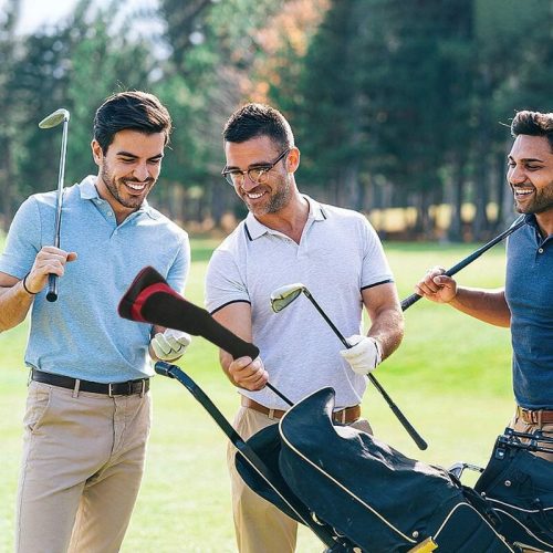 LZGOPE Golf-Schlägerkopfschutz Set – 3 Stück (Rot)