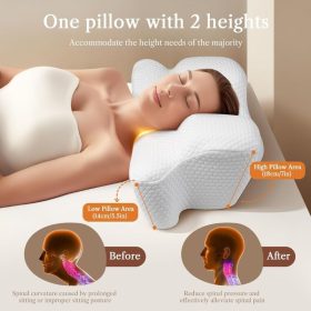 Benazcap Memory Foam Beauty Kissen - Weiß