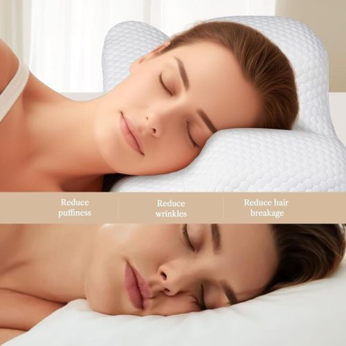 Benazcap Memory Foam Beauty Kissen - Weiß