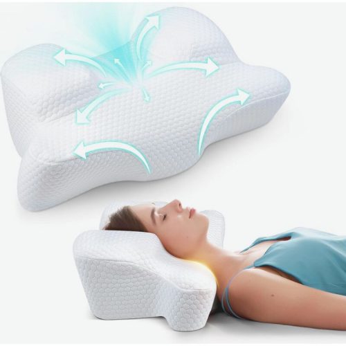 Benazcap Memory Foam Beauty Kissen - Weiß